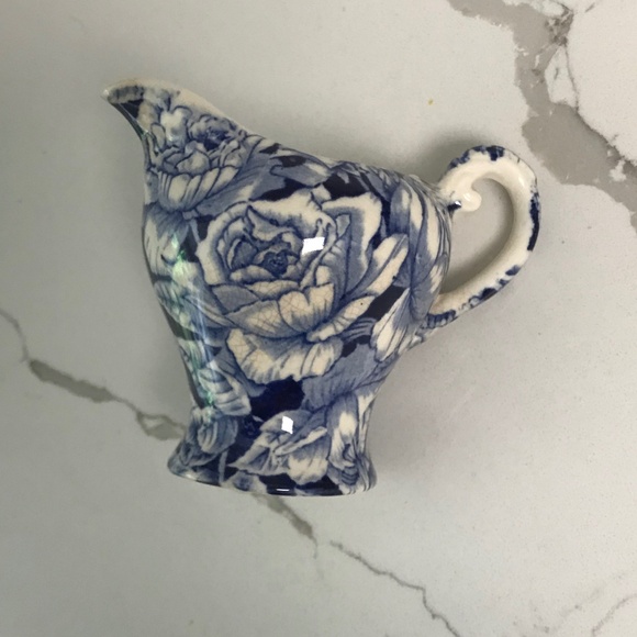 Myott and Son Vintage China Creamer Pitcher Bermuda Pattern Made in England - Picture 5 of 6